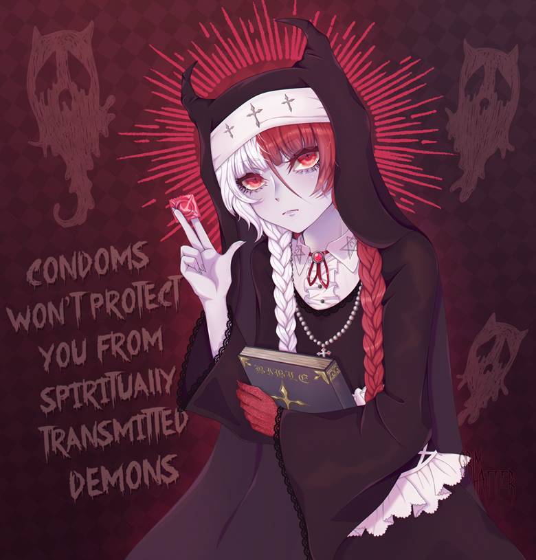 spiritually transmitted demons|GrimHatter的洛丽塔少女插画图片