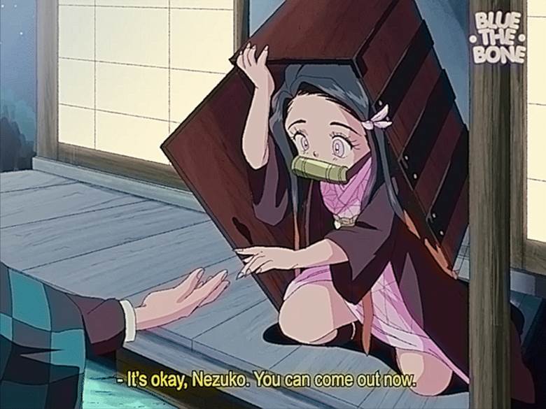 manga, 80s, 可爱, 祢豆子, 鬼灭之刃, 灶门祢豆子, 灶门炭治郎