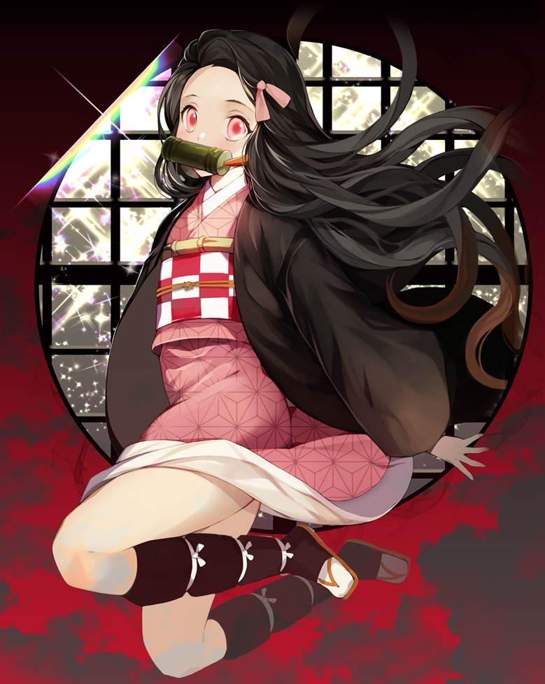 鬼灭之刃, 灶门祢豆子, 祢豆子, Demon Slayer: Kimetsu no Yaiba 1000+ bookmarks