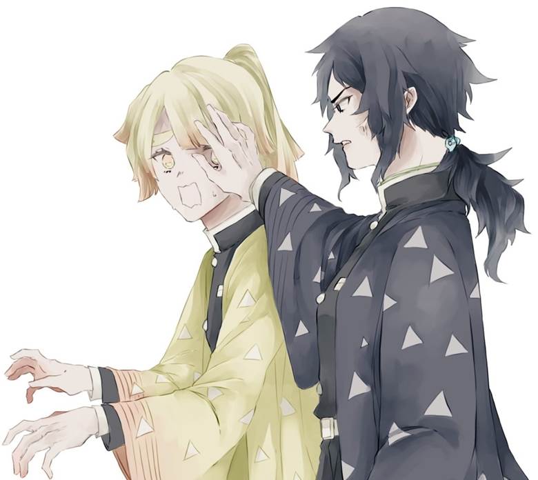 鬼灭之刃, if they were a Pillar (Demon Slayer), Zenitsu Agatsuma, 狯岳, Demon Slayer: Kimetsu no Yaiba 1000+ bookmarks