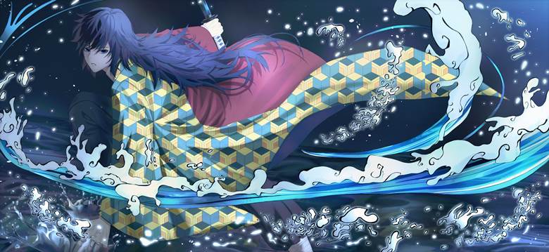 beautiful youth, 插画, 鬼灭之刃, 富冈义勇, Demon Slayer: Kimetsu no Yaiba 1000+ bookmarks