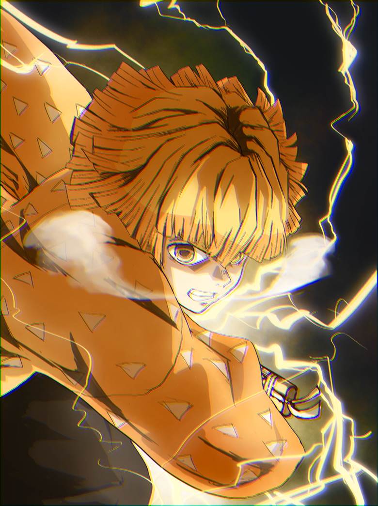 Zenitsu Agatsuma, 鬼灭之刃, Demon Slayer: Kimetsu no Yaiba 1000+ bookmarks