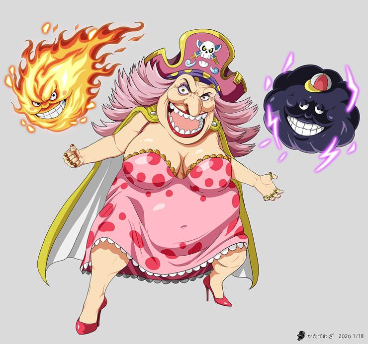 ONE PIECE, Big Mom, Charlotte Linlin, Four Emperors, Big Mom Pirates