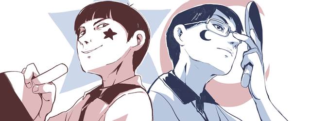 漫画改《乒乓》同人壁纸图片，写作乒乓，读作人生