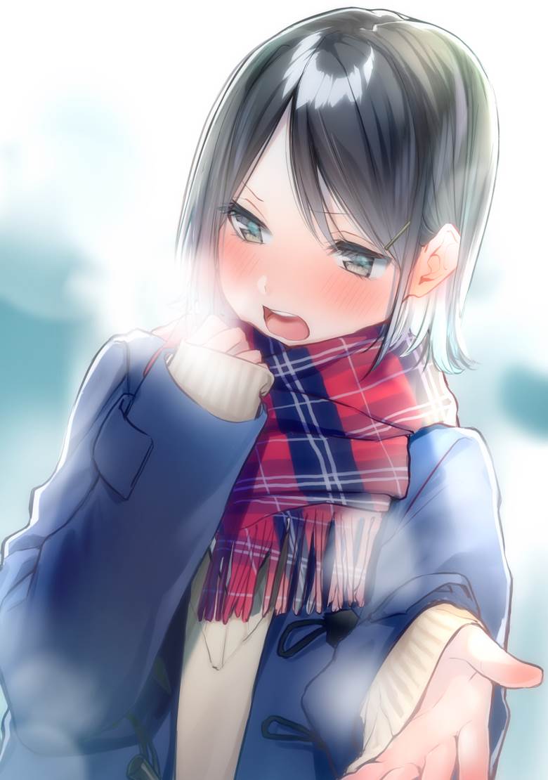 uniform, 围巾, 原创, checkered scarf