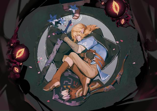 塞尔达传说, 旷野之息, 林克, 塞尔达传说 1000收藏, sleep, 塞尔达传说500收藏, The Legend of Zelda 100+ bookmarks