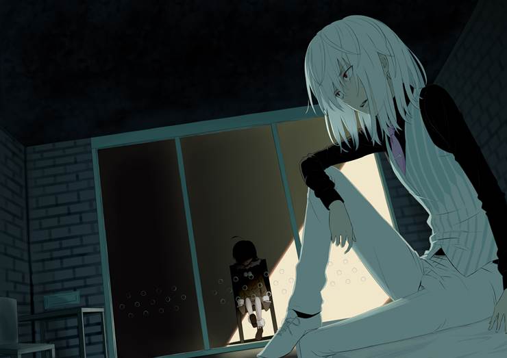 囚人と面会人插画师ジャック的一方通行插画图片 BoBoPic