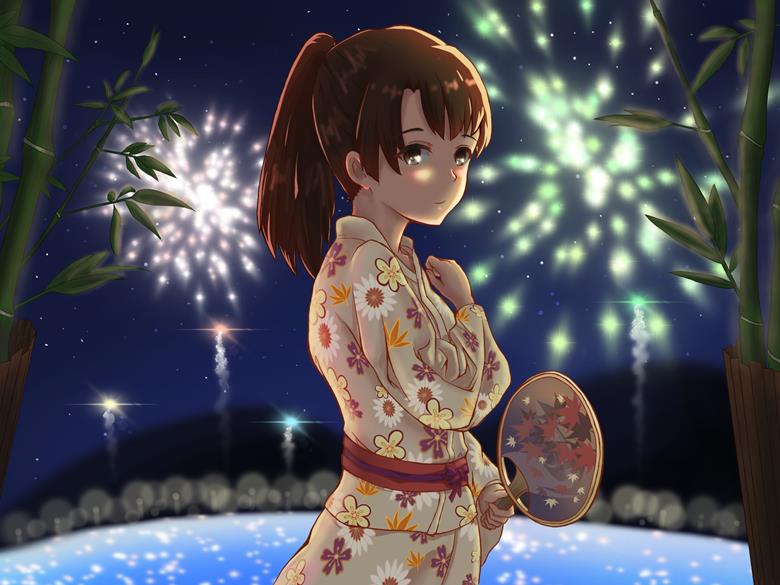 不起眼女主角培育法, 加藤惠, 女孩子, 焰火, summer festival, summer vacation