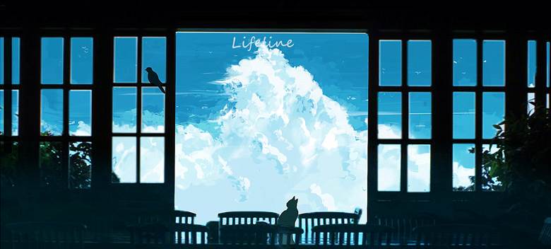 观云亭|Lifeline的天空风景插画图片