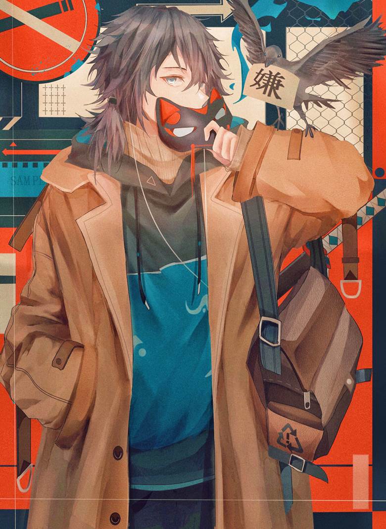 鬼灭之刃, Demon Slayer: Kimetsu no Yaiba, 插画, 富冈义勇, 富冈义勇, 目杀师, Demon Slayer 500+ bookmarks, 帅哥