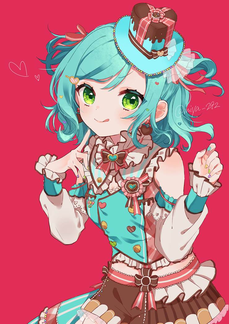 冰川日菜, mini hat, BanG Dream! 500+ bookmarks