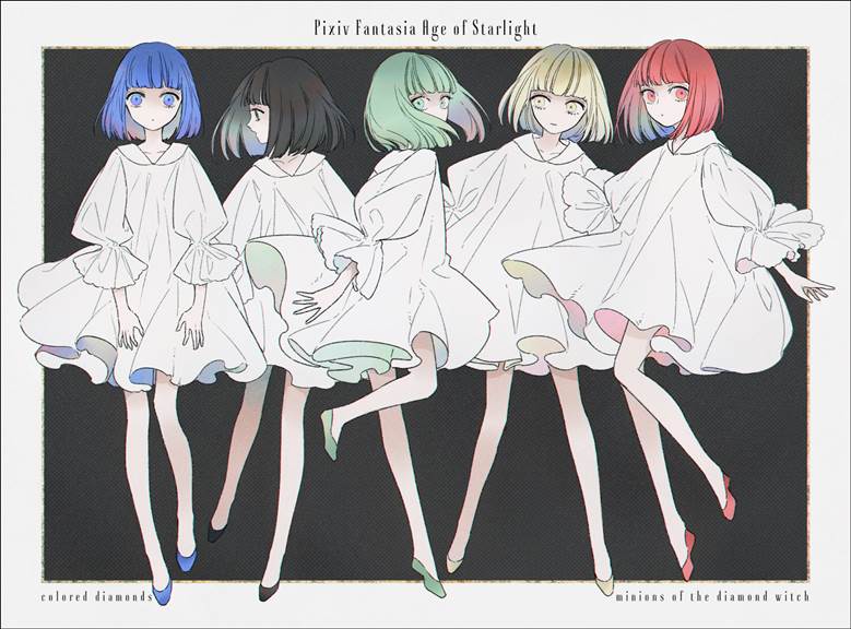 pixiv Fantasia: Age of Starlight, Pixiv Fantasia: Age of Starlight characters