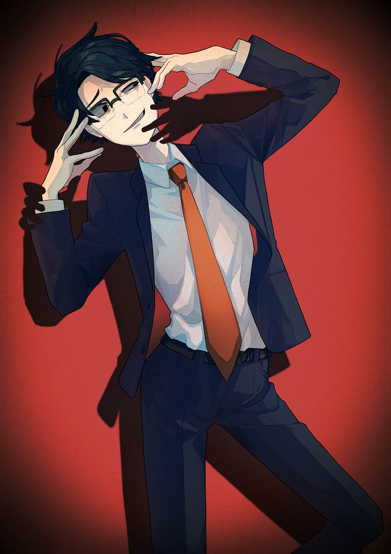 原创, glasses boy, 西装