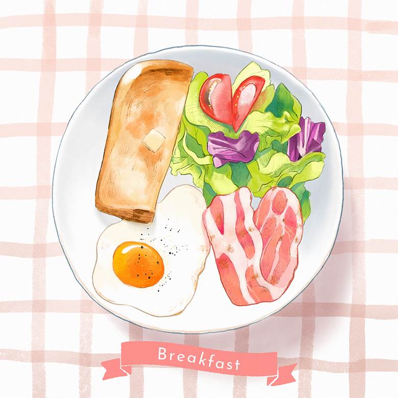 Breakfast|kashima.的Pixiv美食插画图片