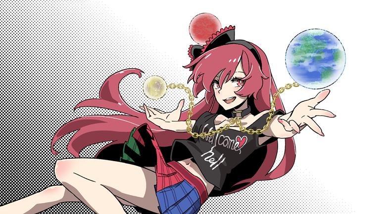 Touhou Project, Hecatia Lapislazuli, Touhou, Touhou Project 1000+ bookmarks, longer hair Touhou