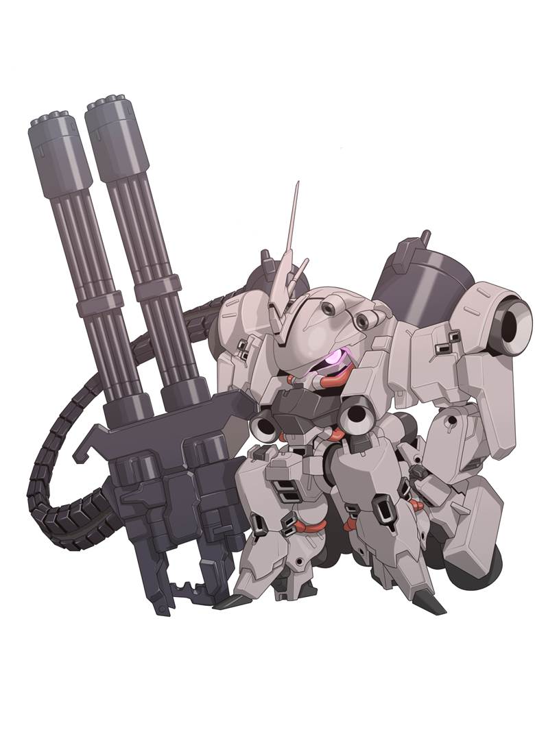 sd gundam, Gatling gun