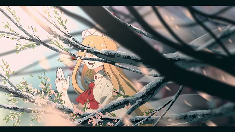 Touhou Project, Lily White, Touhou, Touhou Project 500+ bookmarks, hair hanging in front of eyes