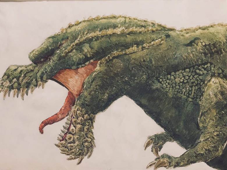 恐暴竜イビルジョー|15パフェ的怪物pixiv插画图片