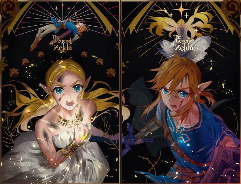 塞尔达传说, 旷野之息, 林克×塞尔达