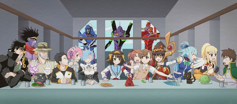 The Last Supper  Anime Edition|TannyV的凉宫春日的忧郁插画图片