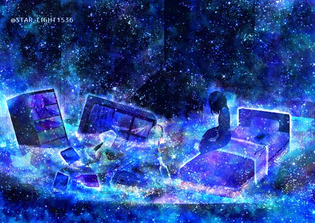 插画, 原创, bed, 女孩子, radio, water surface, Original 300+ bookmarks