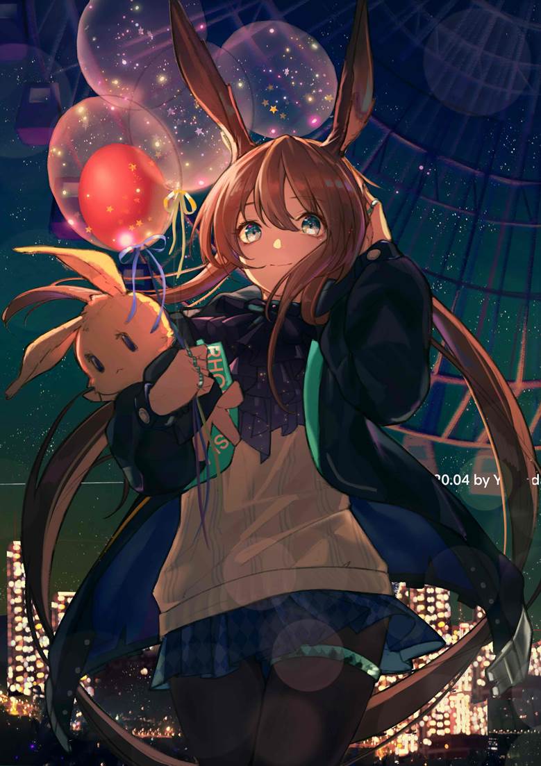 Arknights, Amiya, 气球, 明日方舟, 阿米娅（明日方舟）