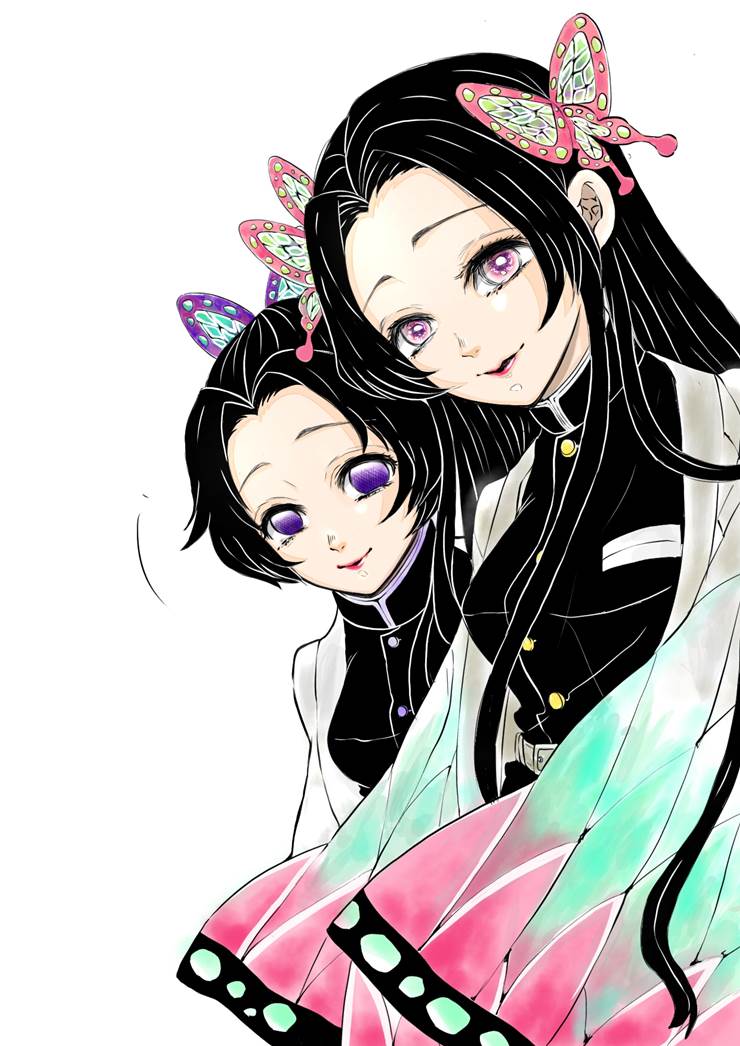 蝴蝶香奈惠,蝴蝶忍,鬼灭之刃,鬼灭之刃5000收藏,pretty,胡蝶姐妹