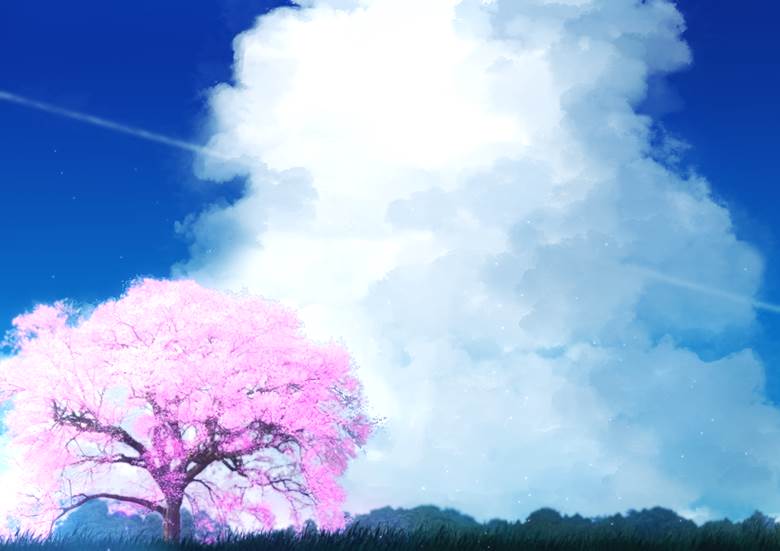 原创, 原创, background, sky, 云, 蓝天, 夏天, 樱, 夏日天空, 蓝