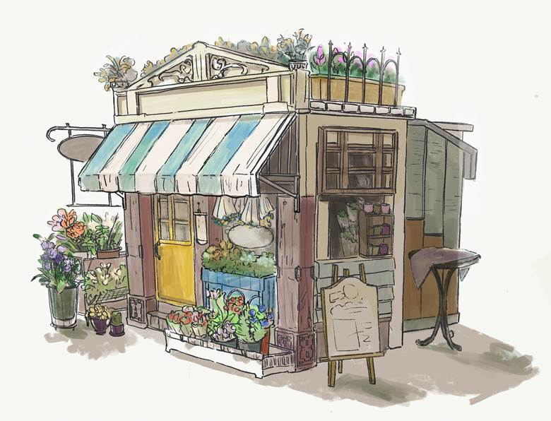 花屋|engawa的pixiv风景插画图片