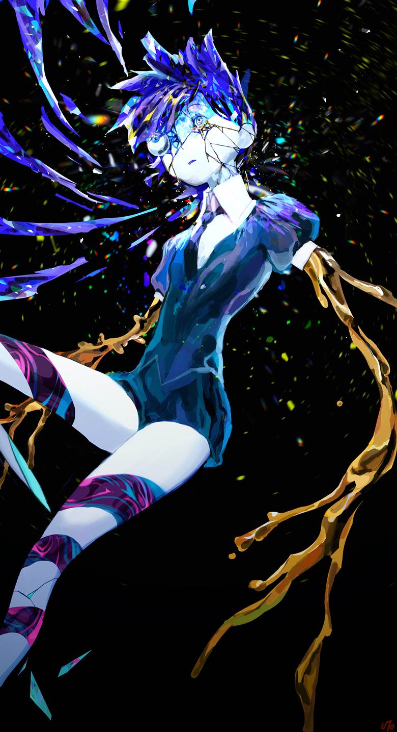 phosphophyllitej的宝石之国插画图片