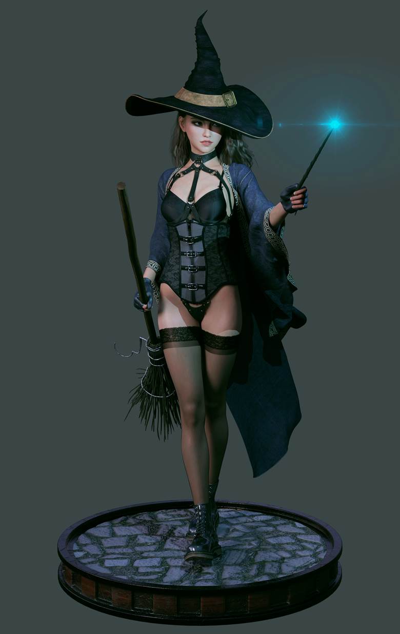Witch Character Concept|LouLL_AroLL的可爱魔女pixiv插画图片