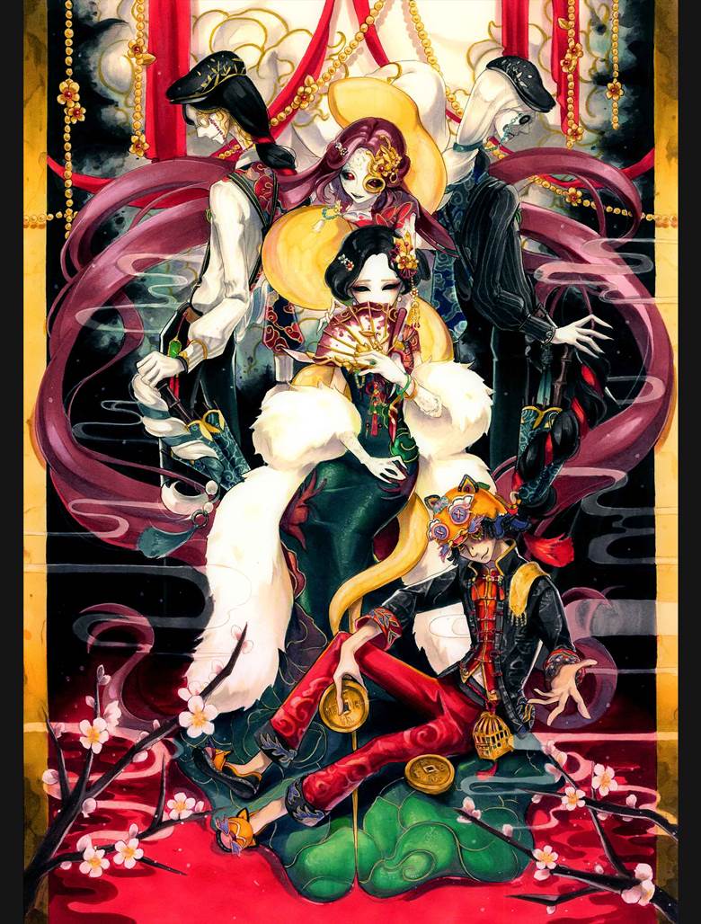 copic马克笔, Identity V, 旗袍