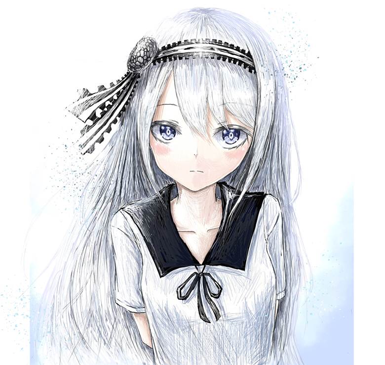 白银 圭|まっさー的pixiv连衣裙少女插画图片