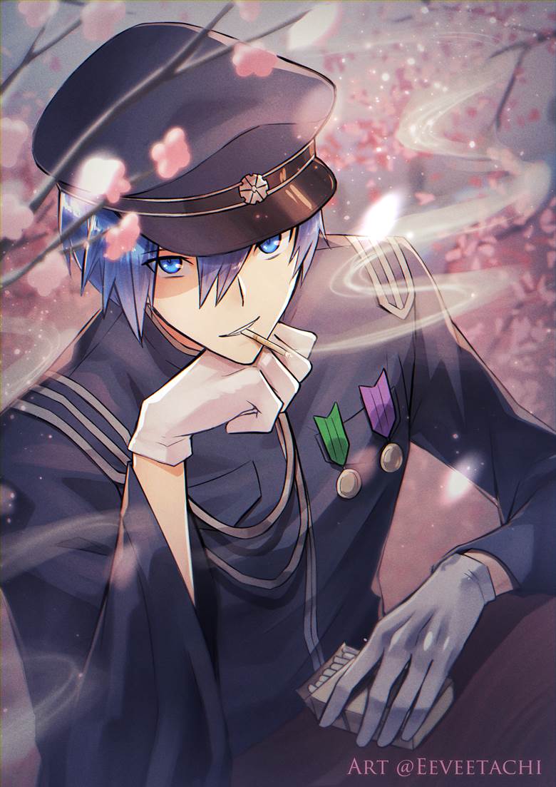 Senbonzakura, smoking, 香烟