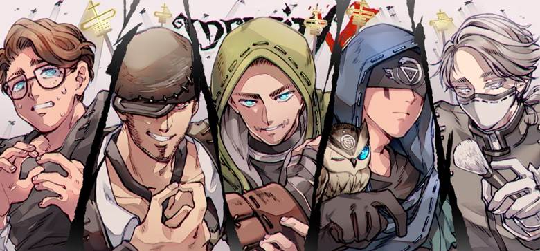 Embalmer, 占卜师, 佣兵, thief, 幸运儿, Identity V, Identity V 2nd Anniversary Fanart Contest