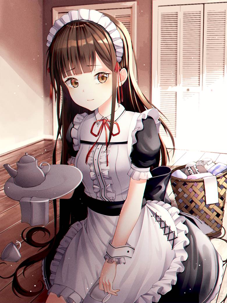 maid|SKARIF的女仆少女插画图片