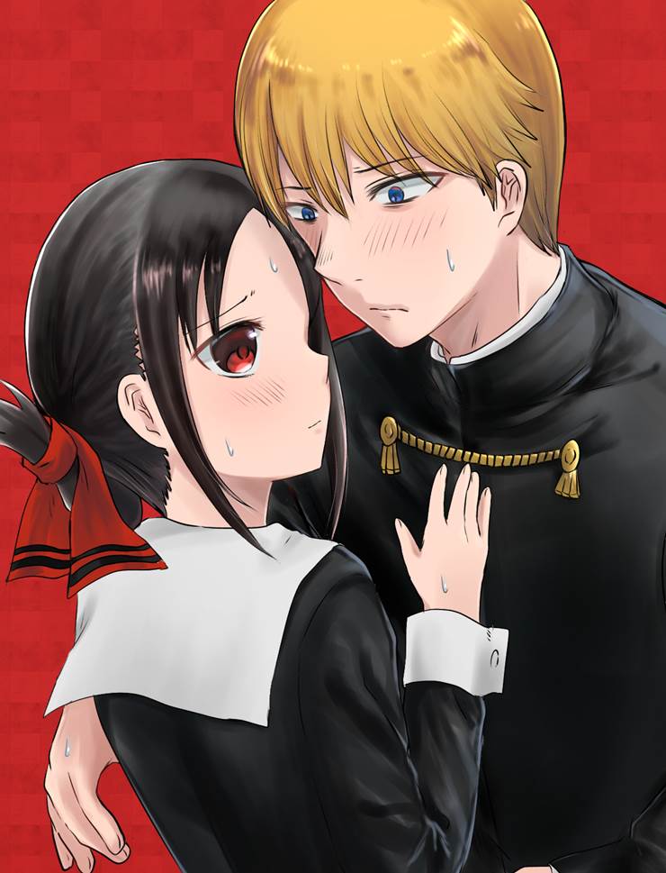 辉夜大小姐想让我告白~天才们的恋爱头脑战~, Shirogane/Kaguya, Miko Iino, 四宫辉夜, Miyuki Shirogane, Chika Fujiwara, Yu Ishigami, 早坂爱, 辉夜大小姐想让我告白100收藏