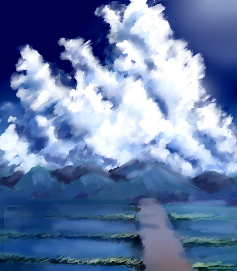 夏|山田太郎的pixiv云层插画图片