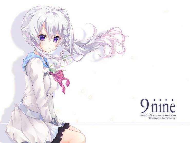 9-nine- 等身大タペストリー 新海天 9-nine-ポップアップストア限定 タペストリー