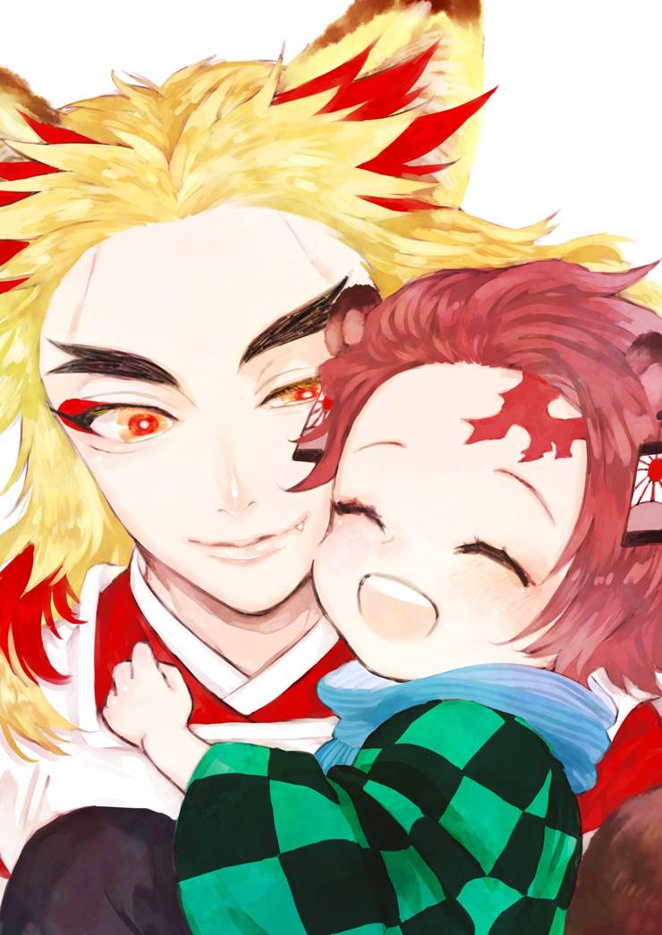 炼狱杏寿郎, 灶门炭治郎, 鬼灭之刃, Kyojuro/Tanjirou