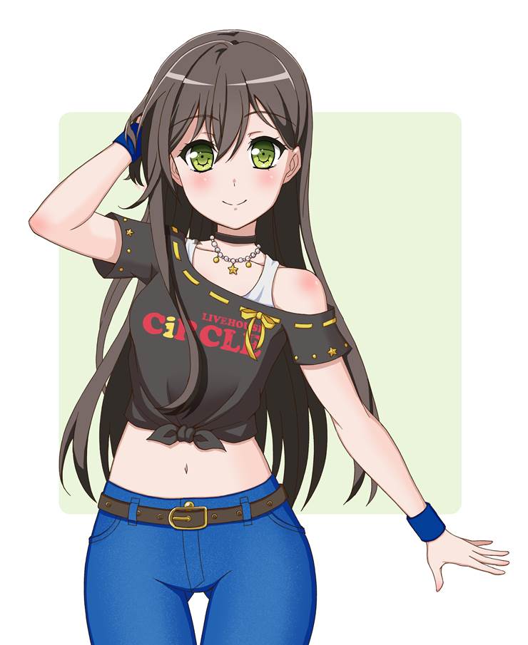 BanG Dream!, 花园多惠, 肚脐, midriff