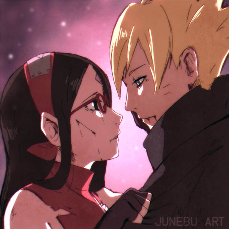 鸣人 or 火影, 动画, 佐良娜, Boruto, Boruto/Sarada, 漩涡博人, 宇智波佐良娜