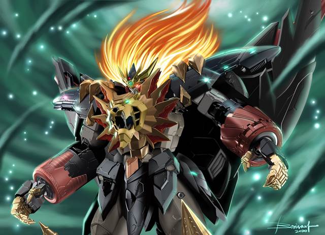一张Procreate,原创,gaogaigar,勇者王GaoGaiGar绘画图片