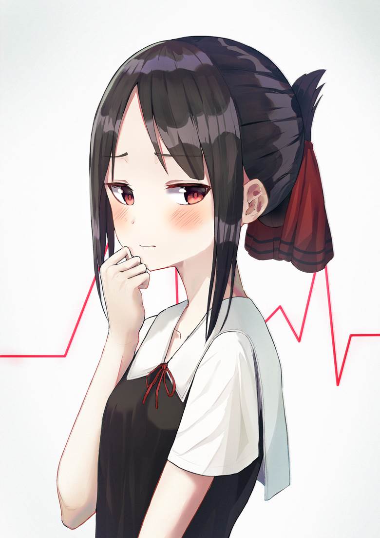 Kaguya Shinomiya, girl, Kaguya-Sama: Love is War, summer clothes, jumper skirt, string ribbon, Kaguya-sama: Love is War 1000+ bookmarks