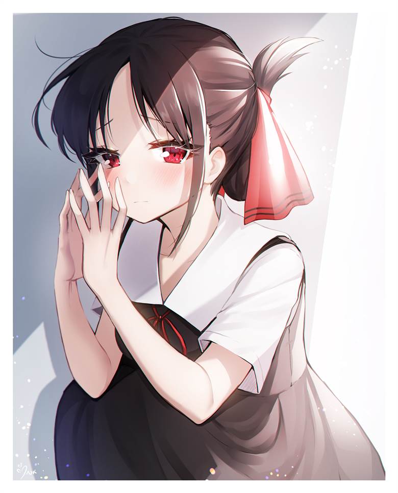 Kaguya-Sama: Love is War, Kaguya Shinomiya, summer clothes, Kaguya-sama: Love is War 1000+ bookmarks, jumper skirt, string ribbon