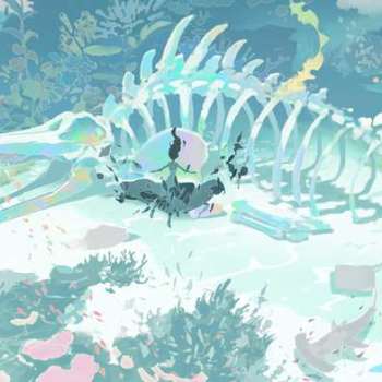 恐龙的骷髅骨架奇幻4K插画