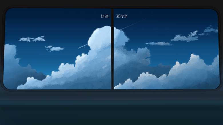 background, scenery, original, creation, summer, blue sky, summer sky, cumulo-nimbus, clouds, sky