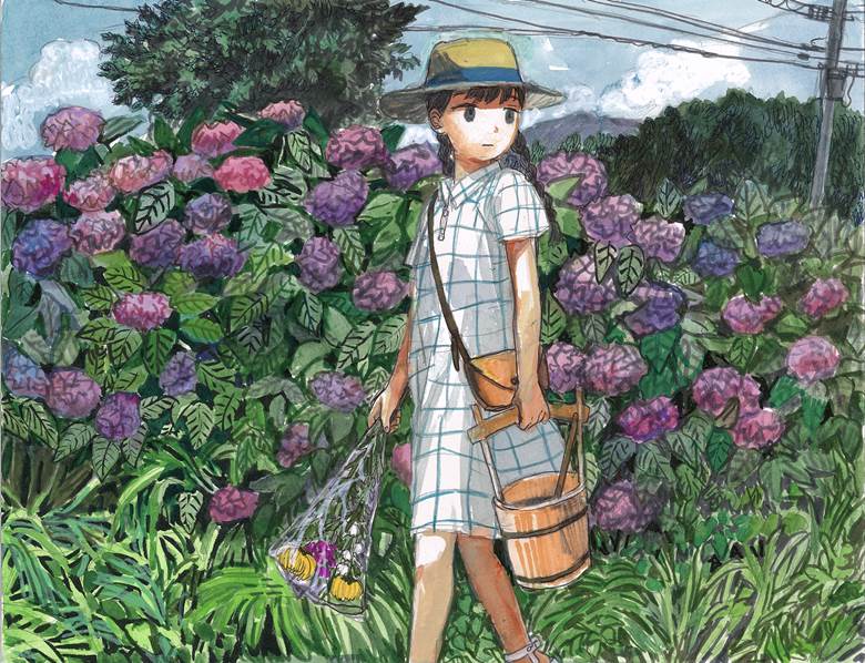 原创, 女孩子, 紫阳花