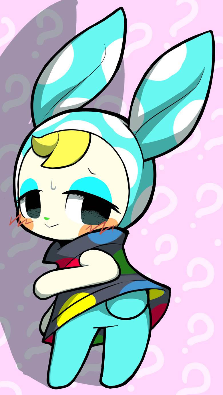animal crossing, François, kawaii, rabbit, Francine (Animal Crossing)