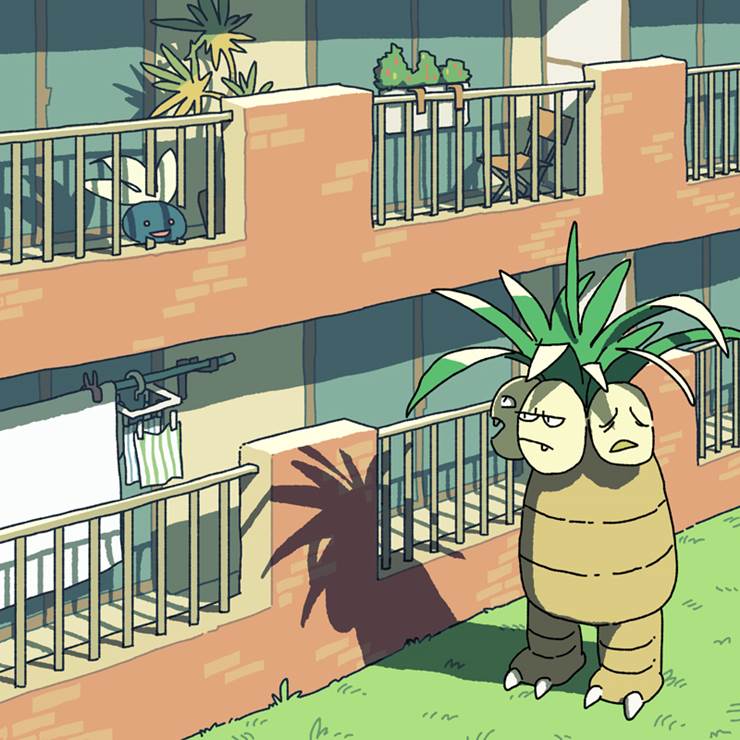 精灵宝可梦, Exeggutor, Oddish, Pokémon 500+ bookmarks, grass type